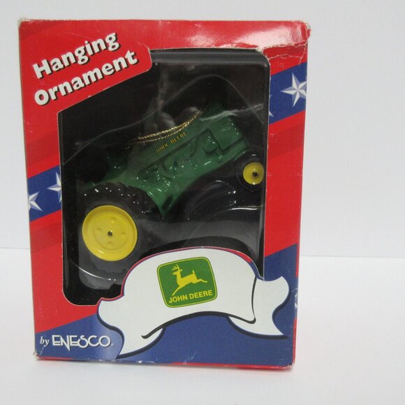 Enesco America's Favorites John Deere Tractor Hanging Ornaments Holiday #785458 - Picture 1 of 5